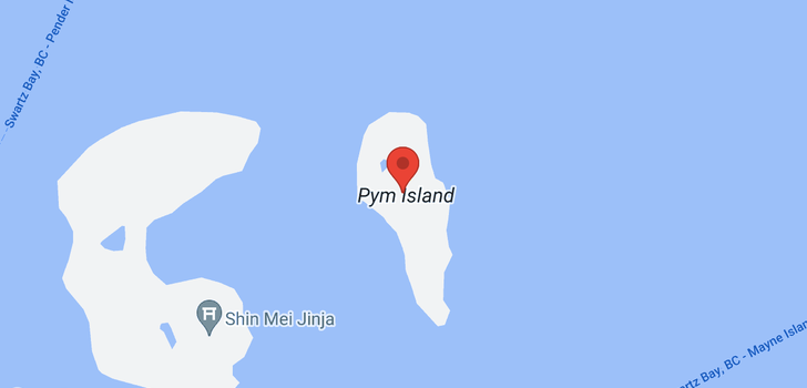 map of PYM ISLAND